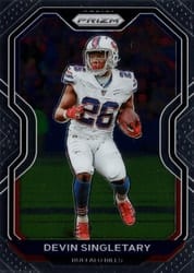 2020 Panini Prizm Base Set Devin Singletary #2 card