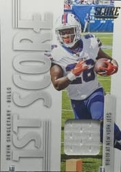 2020 Score First Score Devin Singletary #FS-DS card