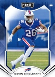 2021 Panini Playoff Base Set Devin Singletary #3 card