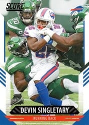 2021 Score Base Set Devin Singletary #24 card