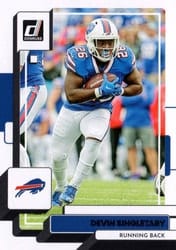 2022 Donruss Base Set Devin Singletary #117 card