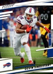 2022 Panini Prestige Base Set Devin Singletary #30 card