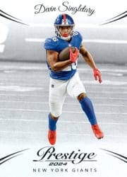 2024 Panini Prestige Base Set Devin Singletary #221 card