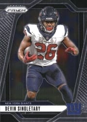 2024 Panini Prizm Base Set Devin Singletary #213 card