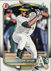 2025 Bowman Draft Base Set Devin Taylor #BD-135 card