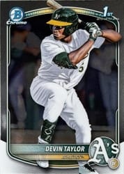 2025 Bowman Draft Chrome Devin Taylor #BDC-135 card