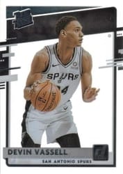 2020-21 Clearly Donruss Base Set Devin Vassell #100 card