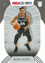 2020-21 Hoops Base Set Devin Vassell #209 card