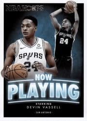 2020-21 Hoops Now Playing Devin Vassell #SS-14 card