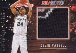 2020-21 Hoops Rookie Sweaters Devin Vassell #RSW-DVS card