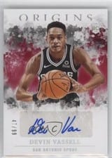 2020-21 Panini Origins Rookie Autographs Devin Vassell #RA-VAS card