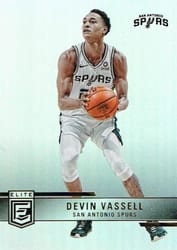 2021-22 Donruss Elite Base Set Devin Vassell #43 card