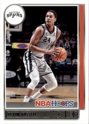 2021-22 Hoops Base Set Devin Vassell #64 card