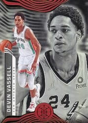 2021-22 Panini Illusions Base Set Devin vassell #88 card