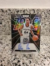 2021-22 Panini Spectra In The Zone Autographs Devin Vassell #ITZ-DVS card