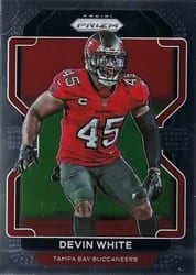 2021 Panini Prizm Base Set Devin White #296 card