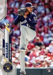 2020 Topps Update Base Set Devin Williams #U-113 card