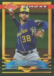 2021 Finest Flashbacks Base Set Devin Williams #79 card