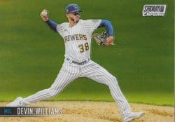 2021 Stadium Club Chrome Base Set Devin Williams #179 card