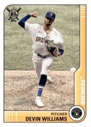 2021 Topps Big League Base Set Devin Williams #132 card