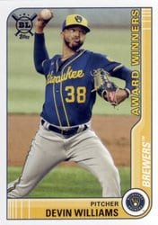 2021 Topps Big League Base Set Devin Williams #271 card