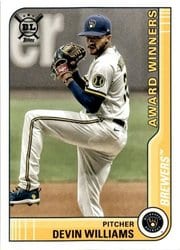 2021 Topps Big League Base Set Devin Williams #277 card