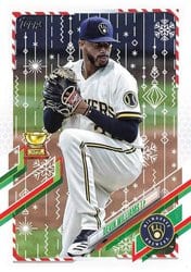 2021 Topps Holiday Base Set Devin Williams #HW177 card