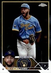 2023 Topps Chrome Update Base Set Devin Williams #USC82 card