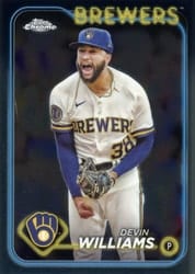 2024 Topps Chrome Base Set Devin Williams #103 card