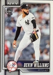 2026 Topps Base Set Devin Williams #239 card