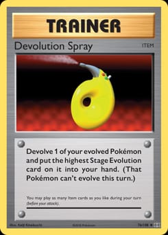 Evolutions Devolution Spray #76 card