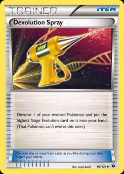 Fates Collide Devolution Spray #95 card