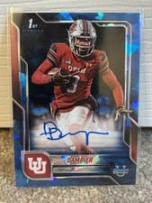2025 Bowman University Chrome Sapphire Chrome Prospect Autographs Devon Dampier #BCA-DDA card