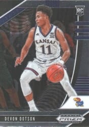 2020 Panini Prizm Draft Picks Base Set Devon Dotson #72 card