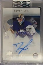 2023-24 Upper Deck Clear Cut 2006-07 UD Sweet Shot Autos Devon Levi #SS-DL card