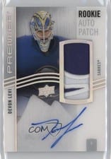 2023-24 Upper Deck Premier Acetate Rookie Autograph Patch Devon Levi #AR-DL card
