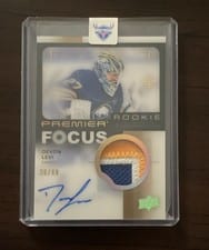 2023-24 Upper Deck Premier Premier Focus Autograph Patch Rookies Devon Levi #PFR-DL card