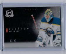 2023-24 Upper Deck The Cup The Show Black - Rookies Devon Levi #SB-DL card