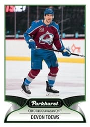 2021-22 Parkhurst Base Set Devon Toews #87 card
