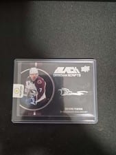 2021-22 SPx UD Black Obsidian Scripts Devon Toews #OS-DT card