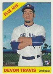 2015 Topps Heritage Base Set Devon Travis #716 card