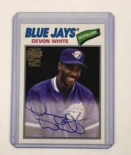 2023 Topps Archives Fan Favorite Autographs Devon White #77FF-DWT card