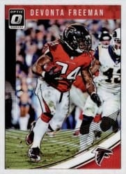 2018 Donruss Optic Base Set Devonta Freeman #6 card