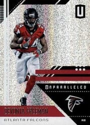 2018 Panini Unparalleled Base Set Devonta Freeman #9 card