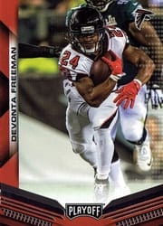 2019 Panini Playoff Base Set Devonta Freeman #153 card