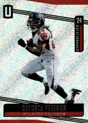2019 Panini Unparalleled Base Set Devonta Freeman #134 card