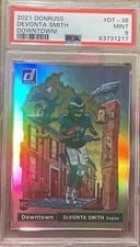 2021 Donruss Downtown DeVonta Smith #DT-38 card