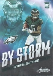 2021 Panini Absolute By Storm DeVonta Smith #7 card