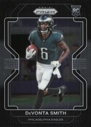 2021 Panini Chronicles Prizm Black DeVonta Smith #PB-8 card
