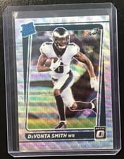 2021 Panini Donruss Optic DeVonta Smith Blue Scope #205 card